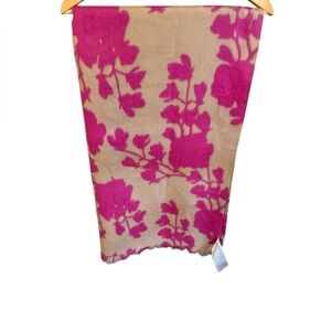 Pink Floral pashmina